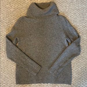 Jcrew rollover sweater in Italian yarn